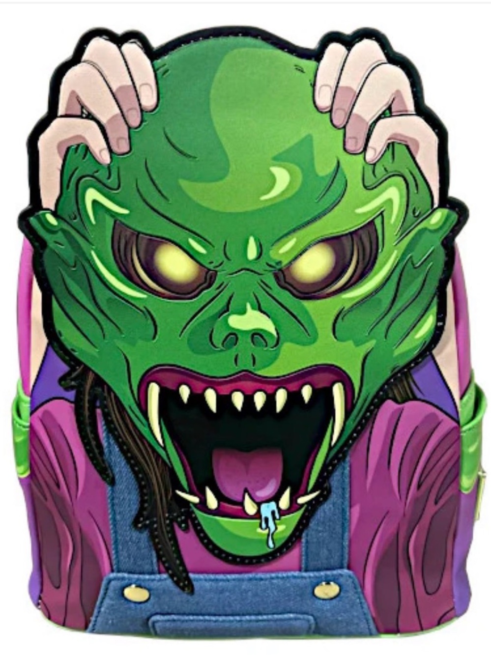 NWT Loungefly Goosebumps The Haunted Mask Cosplay Mini Backpack